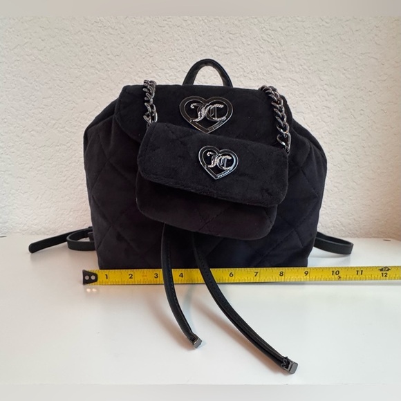 Juicy Couture 2-in-1 Mini Backpack - Licorice
Black with Heart Detail main image 4